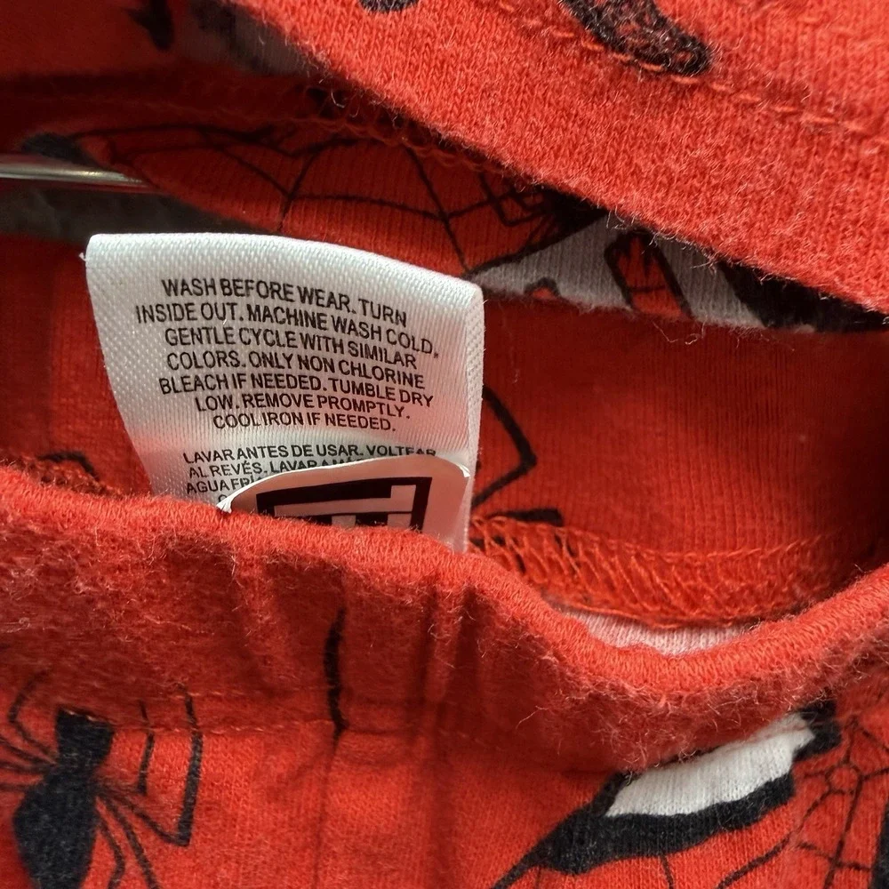 Marvel Pajamas Boys Size 4 Red Spiderman 2 Piece Pajama Set Boys Size 4